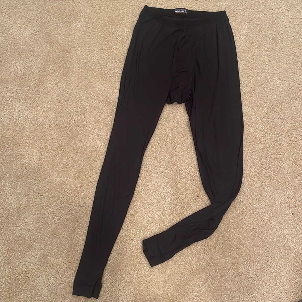 Men’s Patagonia Black Long Underwear - Size XL